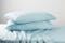 300TC 100% Cotton Queen Pillowcase Pair by Top Drawer - Light Blue