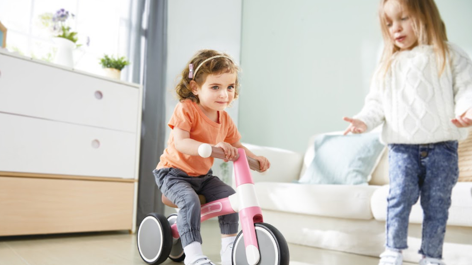 Hape First Ride Balance Bike Light - Pink