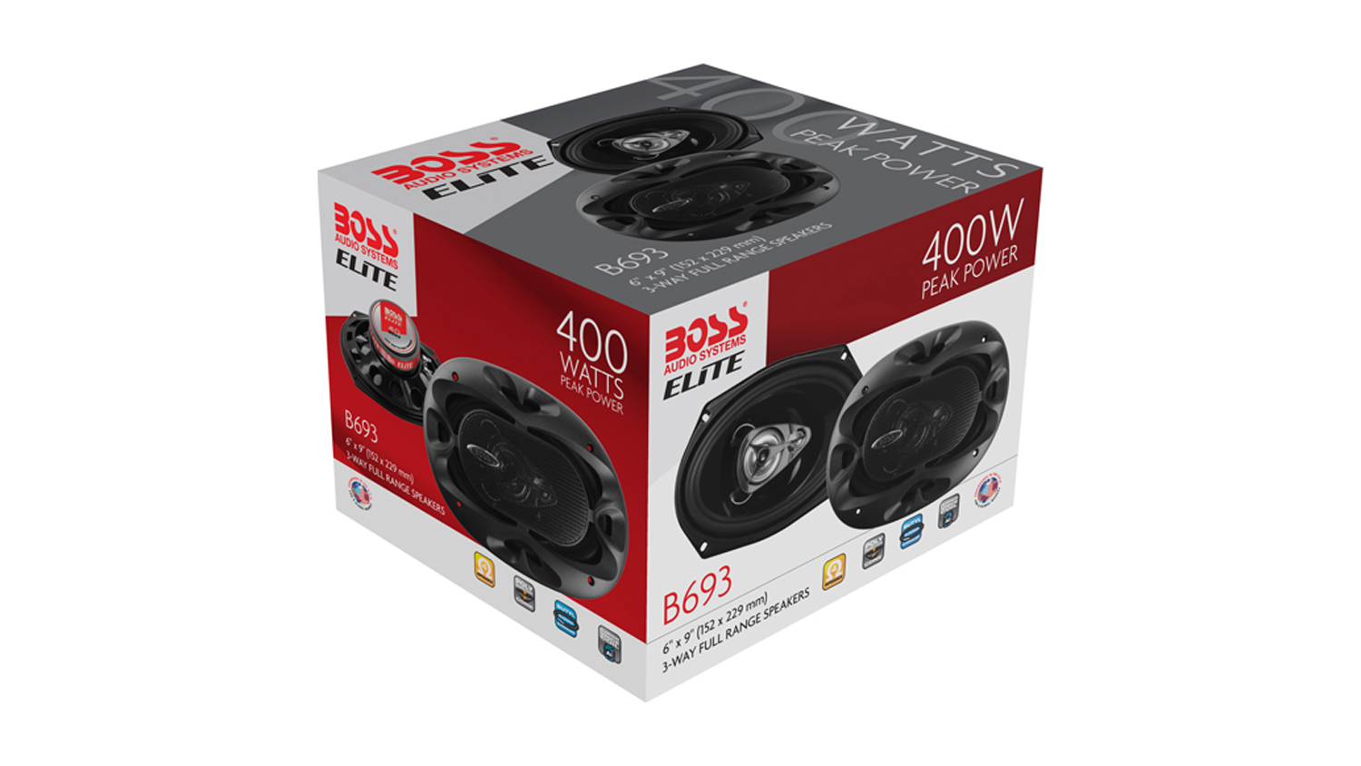 Boss Audio Elite B693 6x9" Car Speakers Harvey Norman New Zealand