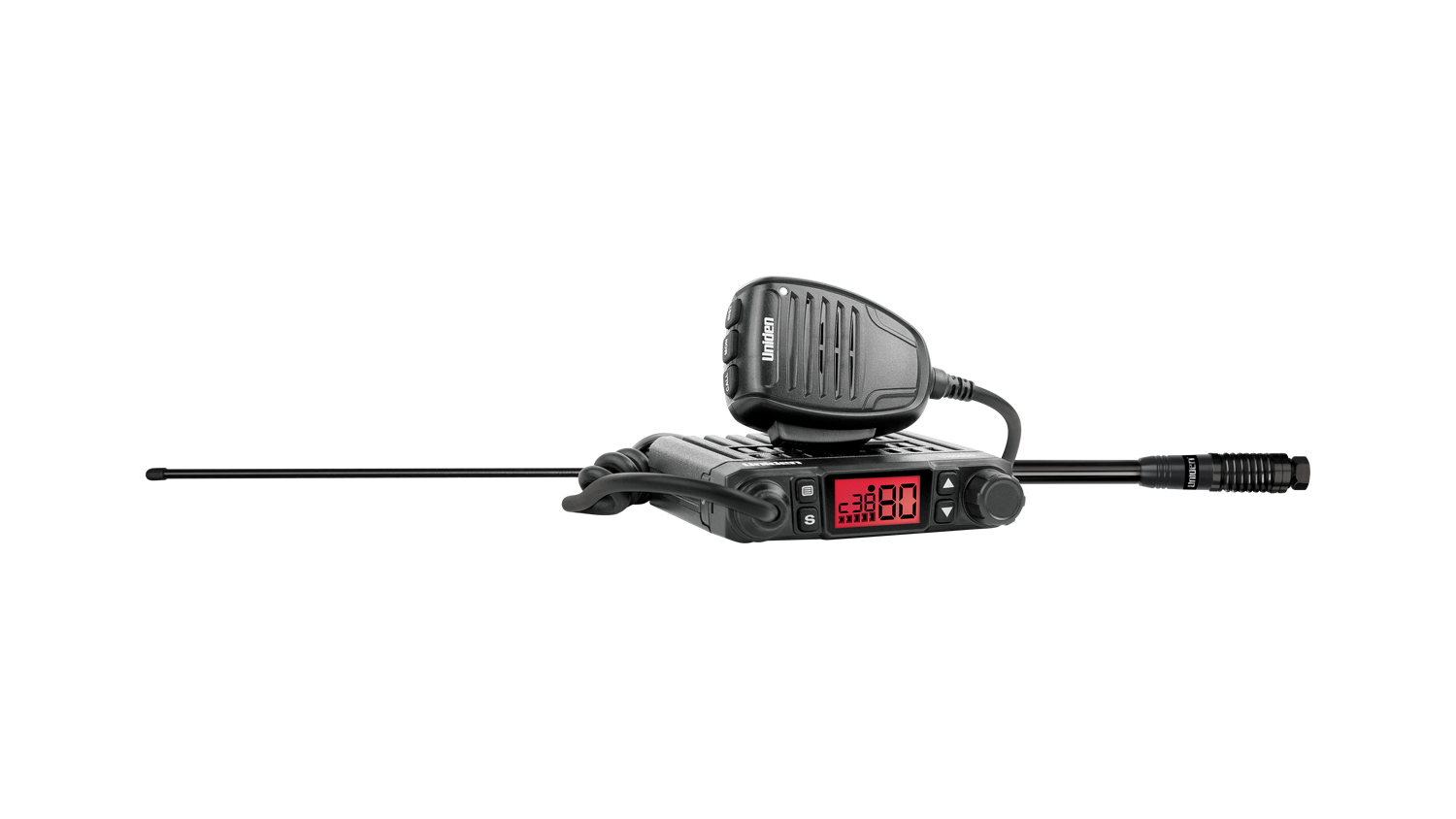 Uniden UH6000VP UHF 5W Mobile Radio and Antenna Communications Pack