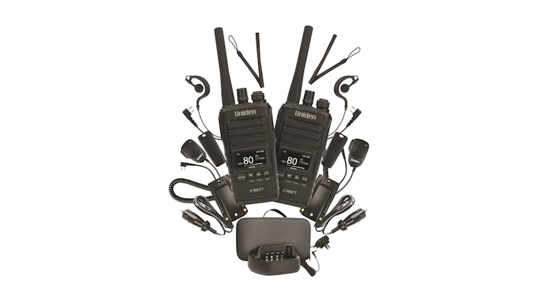 Uniden UH755-2DLX Walkie Talkie - Twin Pack