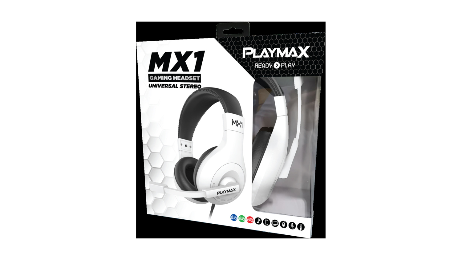 Playmax MX1 Universal Headset - White