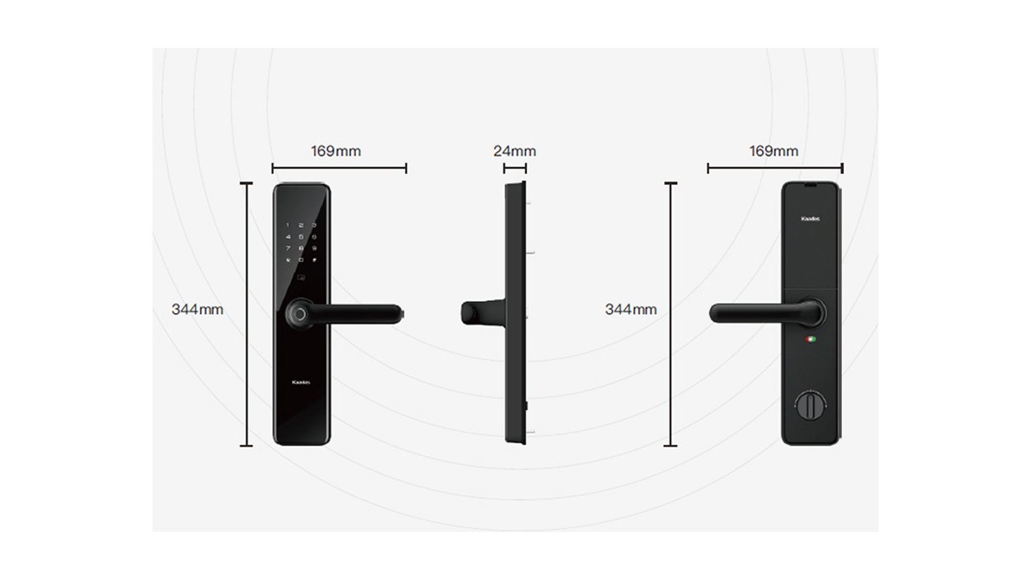 Kaadas S100 Fingerprint Smart Door Lock Harvey Norman New Zealand
