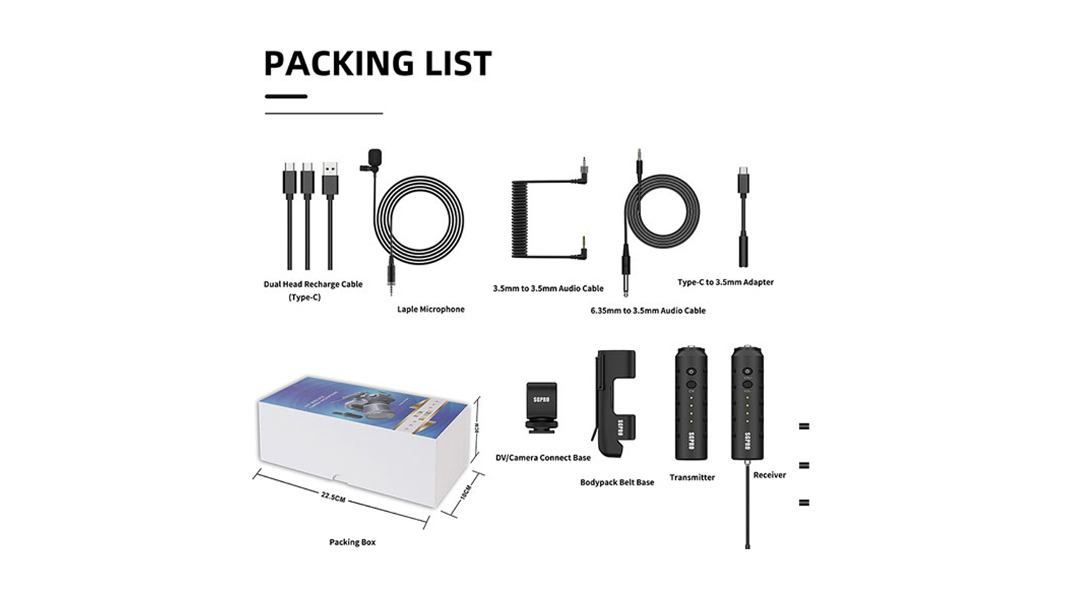 RBR TR2 SGPRO UHF Lavalier Wireless
