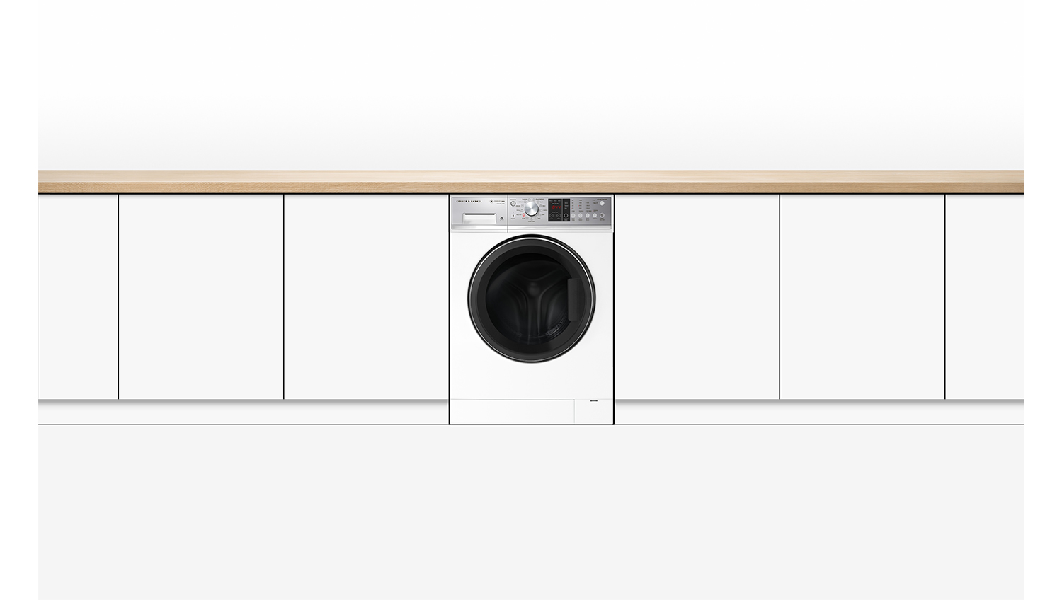 Fisher & Paykel 9kg Front Loading Washing Machine with 13 Programs - White (WH9060P4)