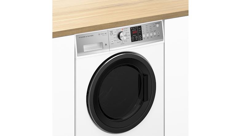 Fisher & Paykel 9kg 13 Program Front Loading Washing Machine - White (Series 7/WH9060P4)