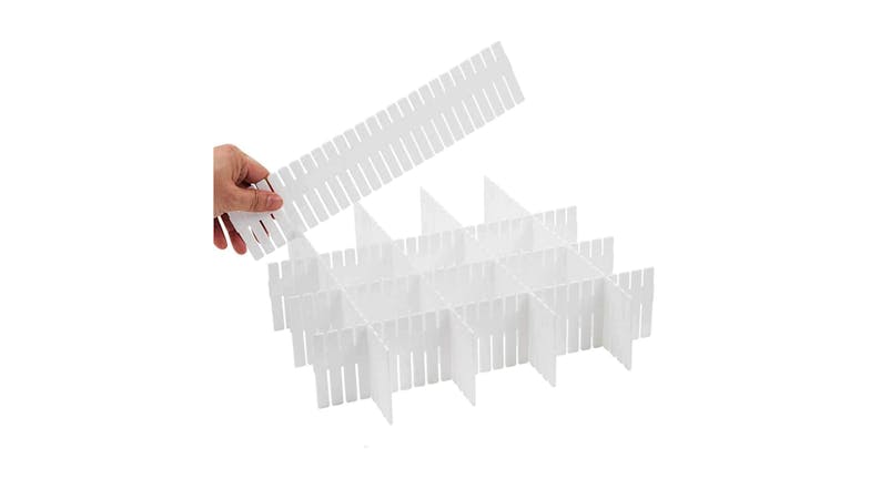 Hod 12 Piece Storage Drawer Dividers - White