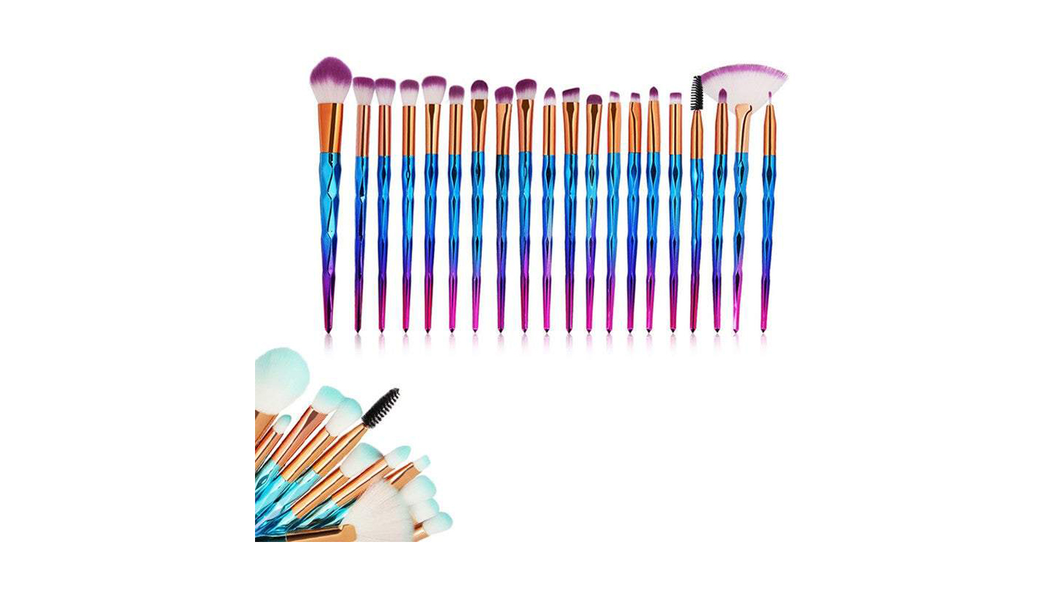 HOD Makeup Brushes 20pcs. - Pink
