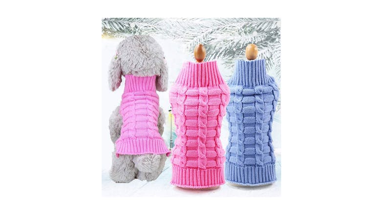 Hod Dog Knitted Sweater Small - Blue