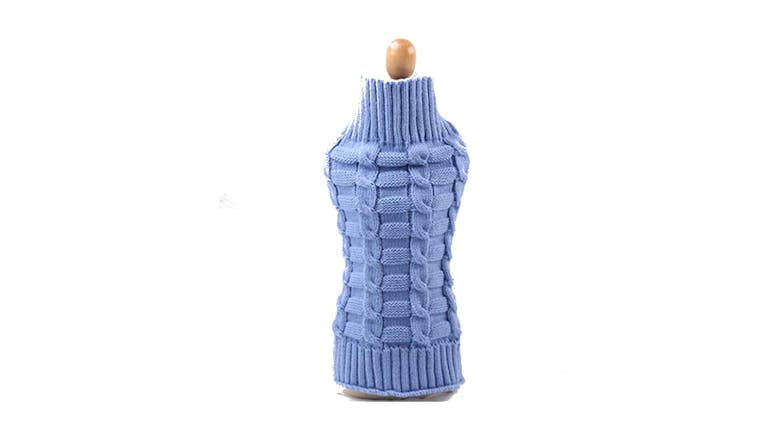 Hod Dog Knitted Sweater Large - Blue