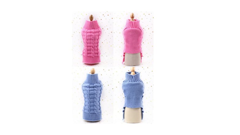 Hod Dog Knitted Sweater Small - Pink