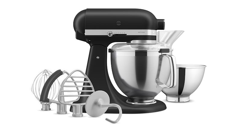 KitchenAid KSM195 Artisan Stand Mixer - Matte Black