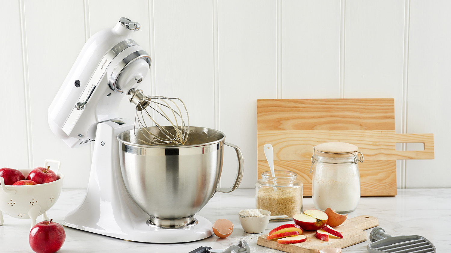 KitchenAid KSM195 Artisan Stand Mixer - White