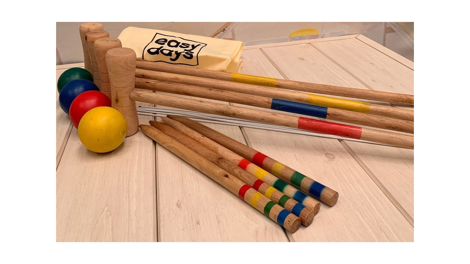 Easy Days Wooden Junior Croquet Set Harvey Norman New Zealand