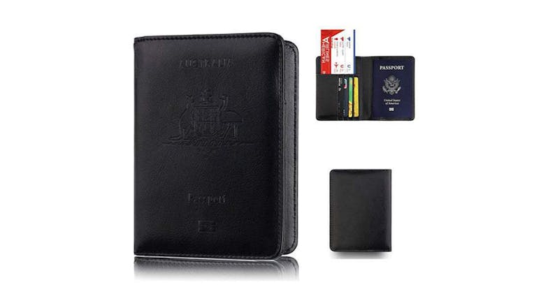 Hod Mens RFID Blocking Travel Wallet - Black