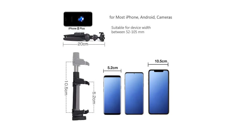 Hod Selfie Stick/Phone Tripod - Black