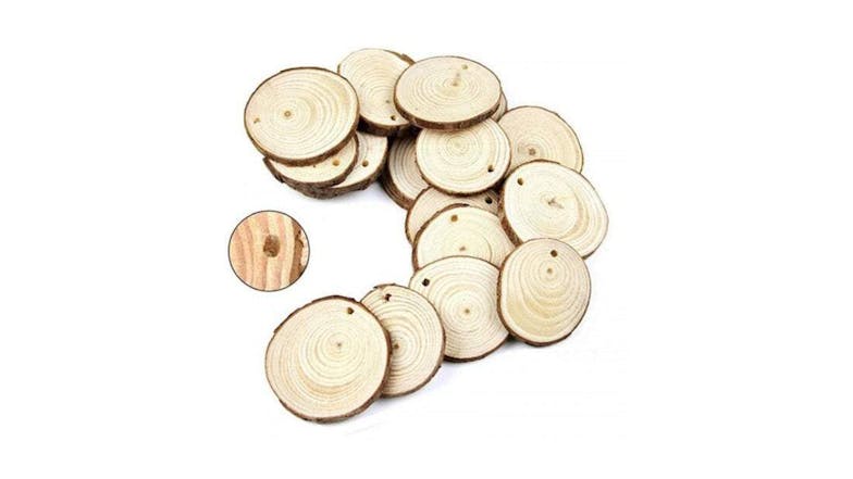 Hod 10 Piece DIY Round Wood Circle Slices