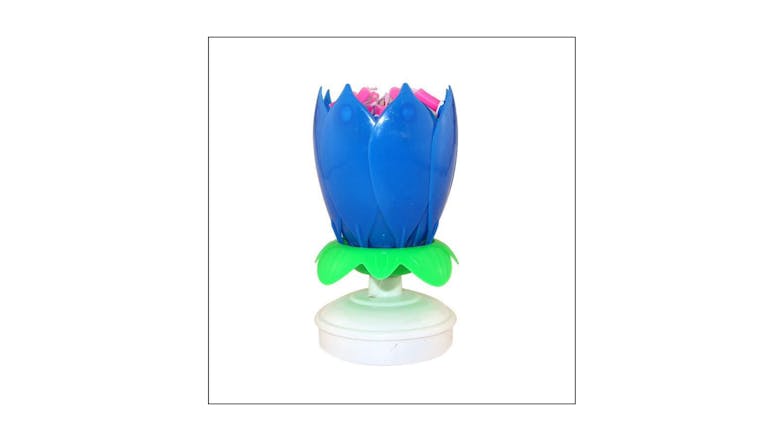 Hod Lotus Flower Cake Candle Colourful