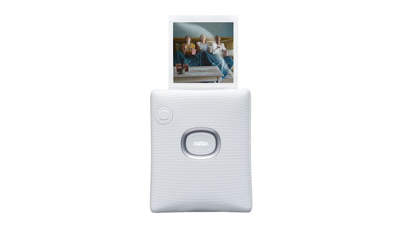 Instax Square Link 86mm x 72mm Photo Printer - Ash White