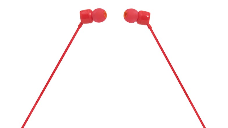JBL TUNE T110 Wired In-Ear Headphones - Red