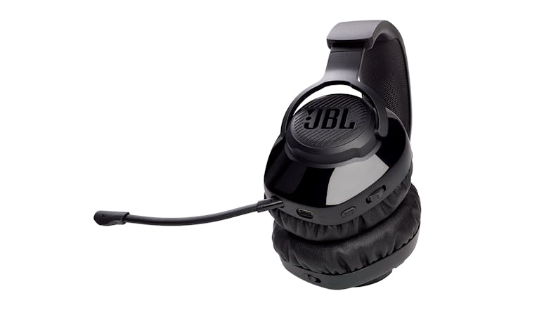 JBL Free WFH Wired Over-Ear Headphones - Black