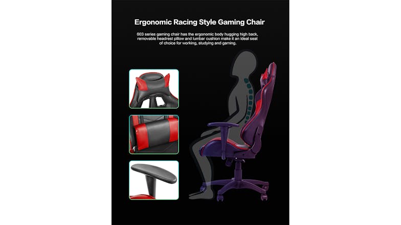 Konic 603 Series PVC Leather Gaming Chair