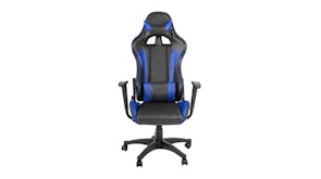 Konic 603 Series PVC Leather Gaming Chair - Black/Blue