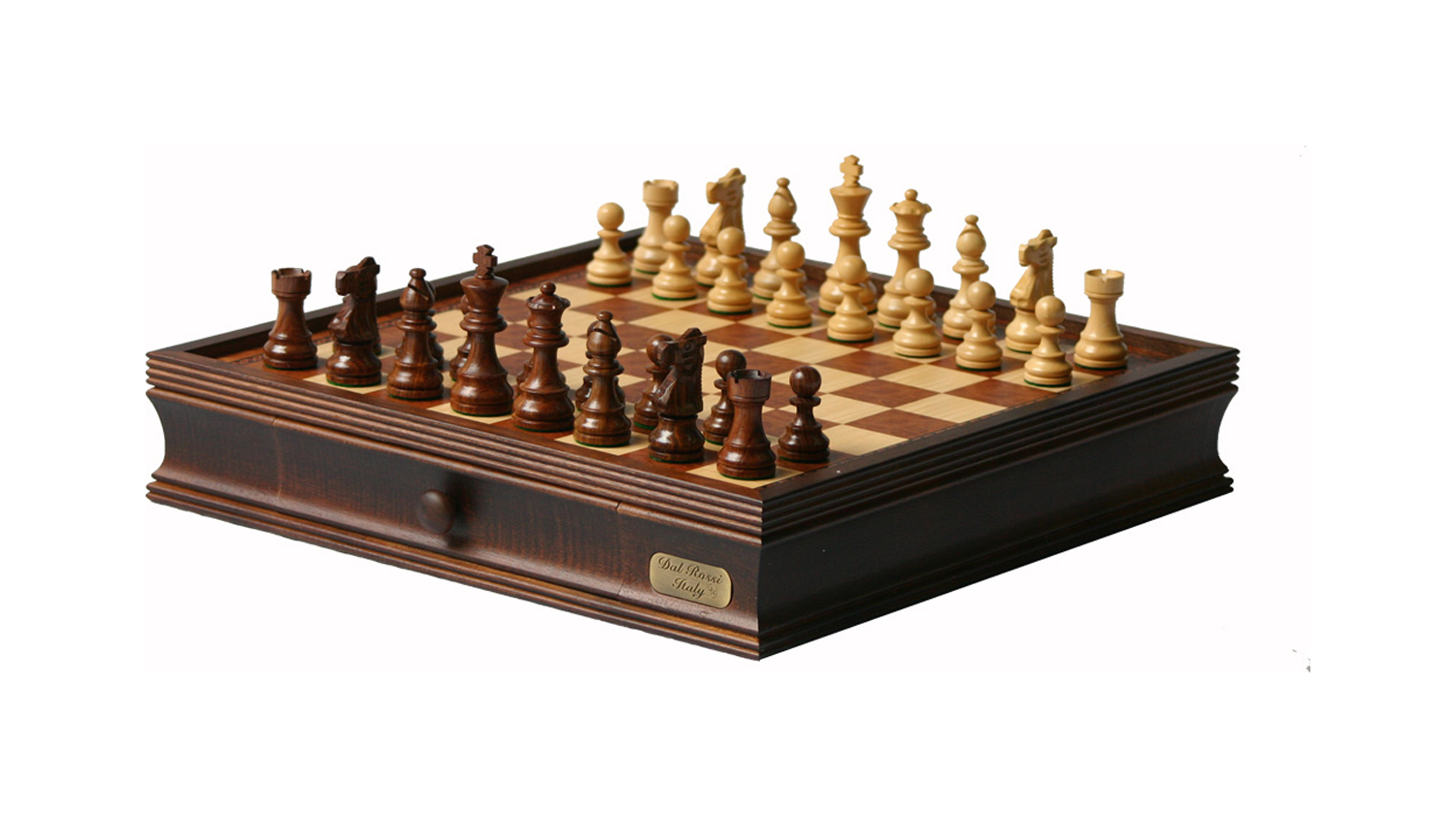 Dal Rossi Chess Set - Boxwood/Sheesham