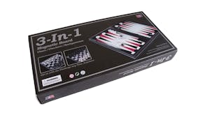 3-in-1 Magnetic Chess/Checkers/Backgammon Set 35cm
