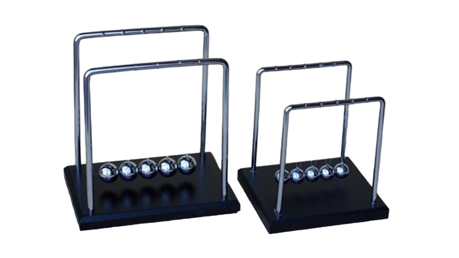 Newtons Cradle Wood Base - Large