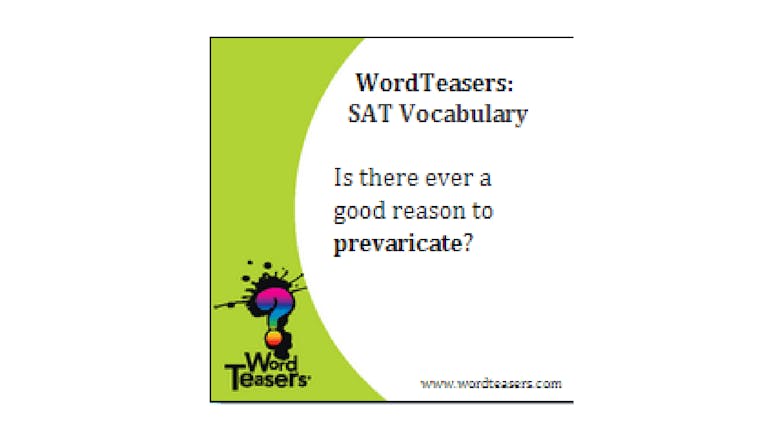 Word Teasers SAT Vocabulary