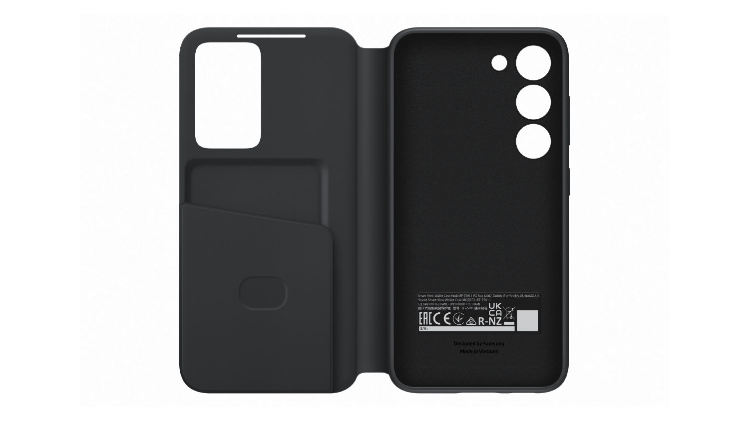 Samsung Smart View Wallet for Samsung Galaxy S23 Black Harvey