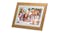 Jackson Frameo 7" Digital Photo Frame - White with Oak Frame