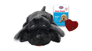 Snuggle Puppy Dog Toy Heat Pack - Black