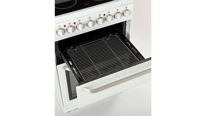 Haier 54cm Freestanding Oven with Ceramic Cooktop - White