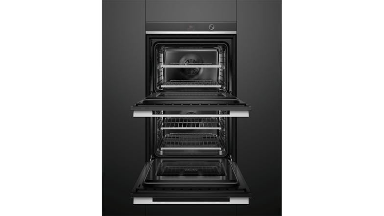 Fisher & Paykel 76cm 17 Function Pyrolytic Built-in Double Oven - Stainless Steel