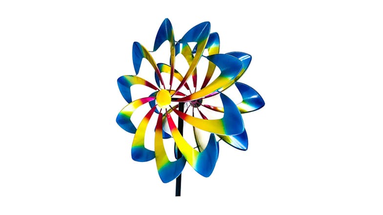 Omni Wind Sculpture - Metallic Daisy