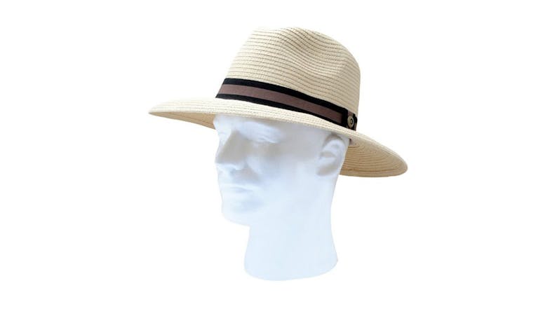 Sloggers Mens Braided Dolph Hat - Light Brown