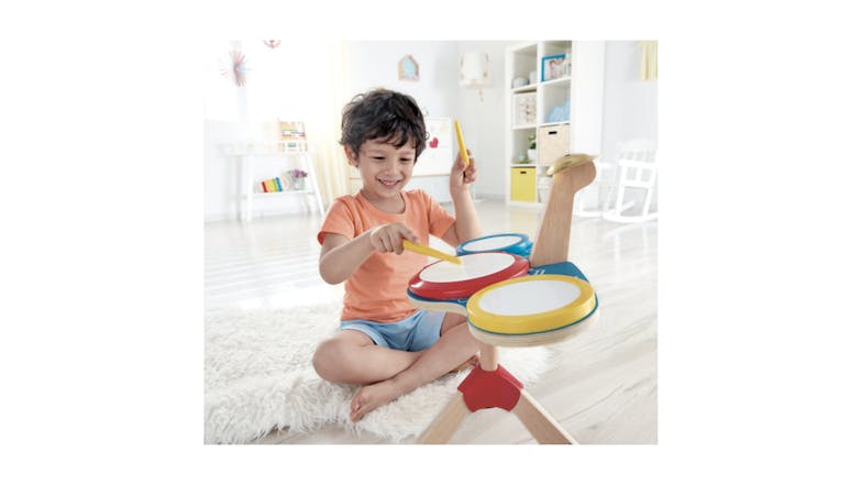 Hape Drum And Cymbal Set