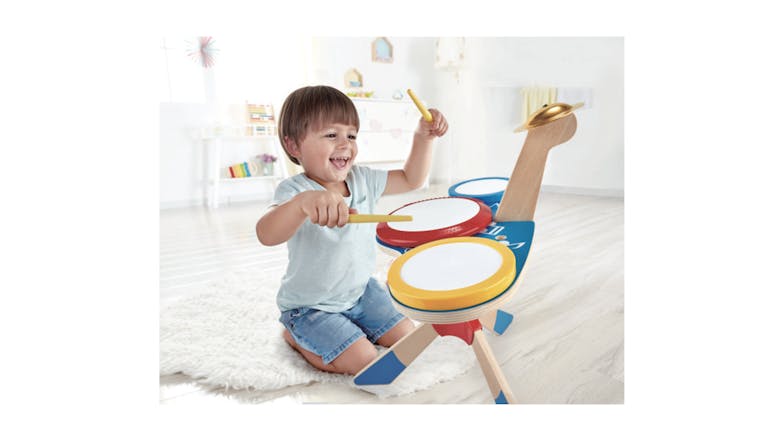 Hape Drum And Cymbal Set