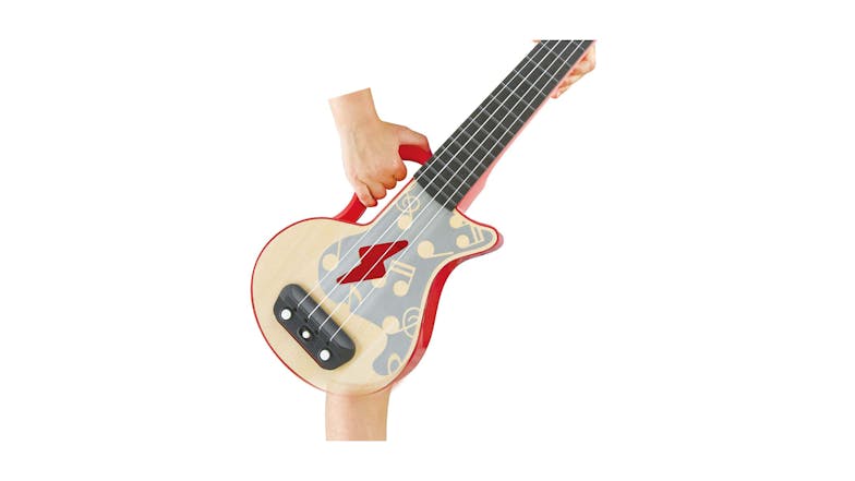 Hape Learn with Lights Ukulele - Red