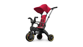 Doona Liki S1 Compact Folding Trike with Pushing Handle - Flame Red