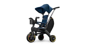 Doona Liki S3 Compact Folding Trike with Pushing Handle - Royal Blue