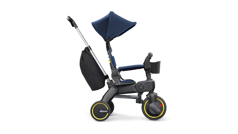 Doona Liki S3 Compact Folding Trike with Pushing Handle - Royal Blue