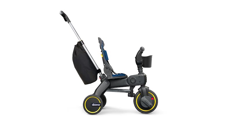 Doona Liki S3 Compact Folding Trike with Pushing Handle - Royal Blue