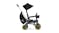 Doona Liki S5 Compact Folding Trike with Pushing Handle - Nitro Black