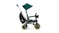 Doona Liki S5 Compact Folding Trike with Pushing Handle - Racing Green