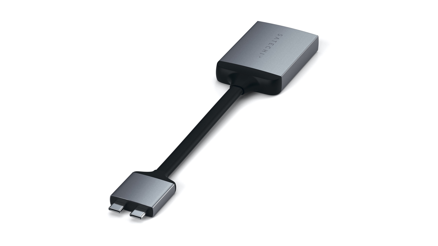 Satechi USBC Dual HDMI Adapter Space Grey Harvey Norman New Zealand