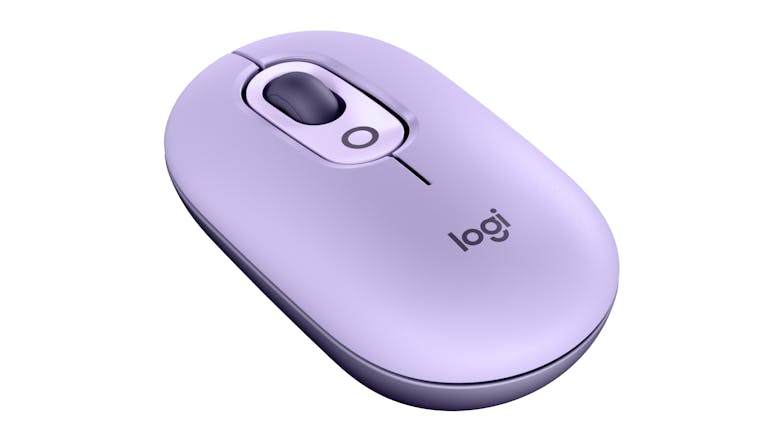 Logitech POP Wireless Mouse with Customizable Emoji Button - Cosmos Lavender