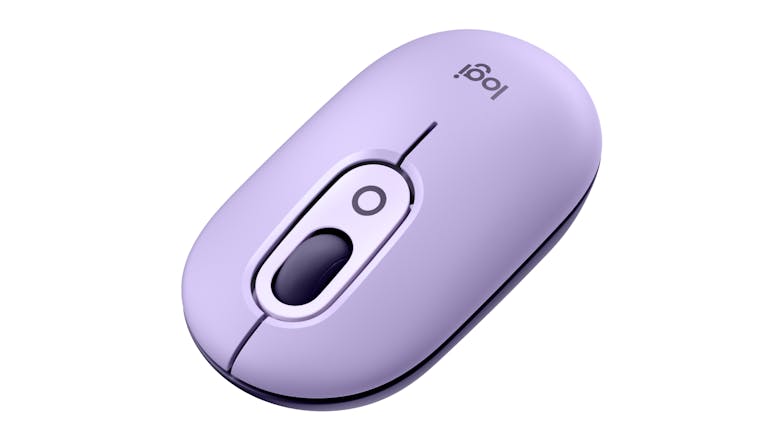 Logitech POP Wireless Mouse with Customizable Emoji Button - Cosmos Lavender